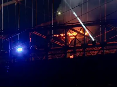 Fire Breaks Out on Brooklyn Bridge After July 4 Fireworks in NYC