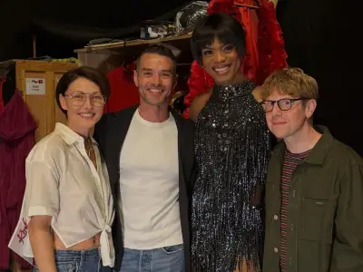 Strictly's New Hosts Emma Willis, Josh Widdicombe and Johannes Radebe Unite Backstage in London