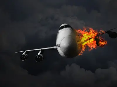 Wasp forces emergency landing after blocking fuel jet on training flight