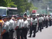 Riot Police Guard England Hotel in Mexico Ahead of World Cup Clash