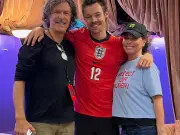 Shania Twain's Husband Shares Behind-the-Scenes Photo with Harry Styles